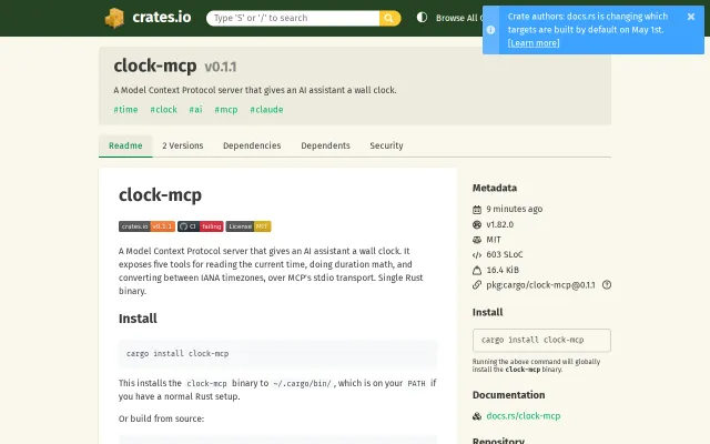 Clock-MCP, stop guessing the time in AI