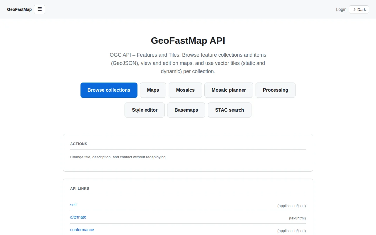 GeoFastMapAPI – open-source Fast vector and raster server for mapmakers