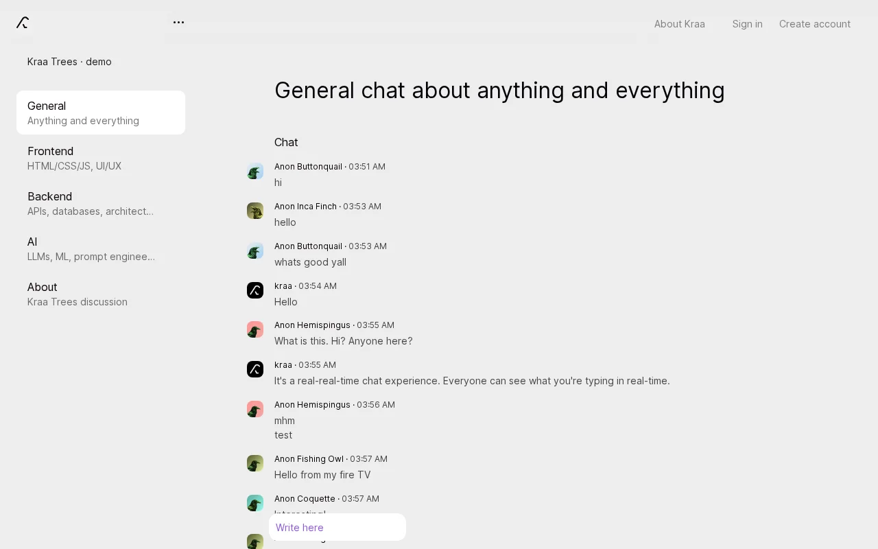 Real-Real-Time Chat