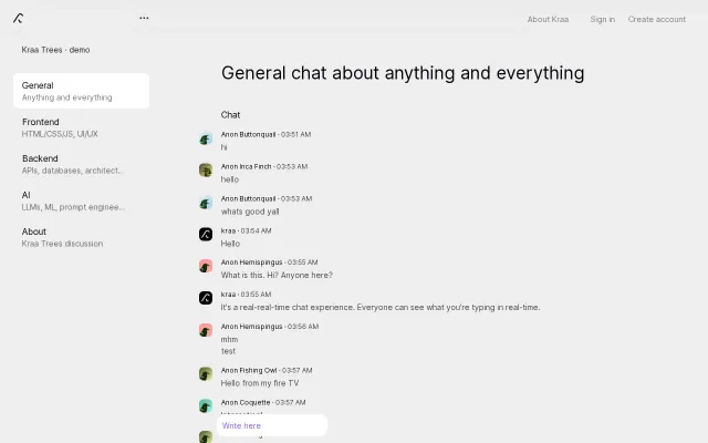 Real-Real-Time Chat