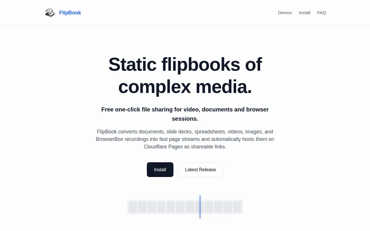 Generate Static Sites from Videos