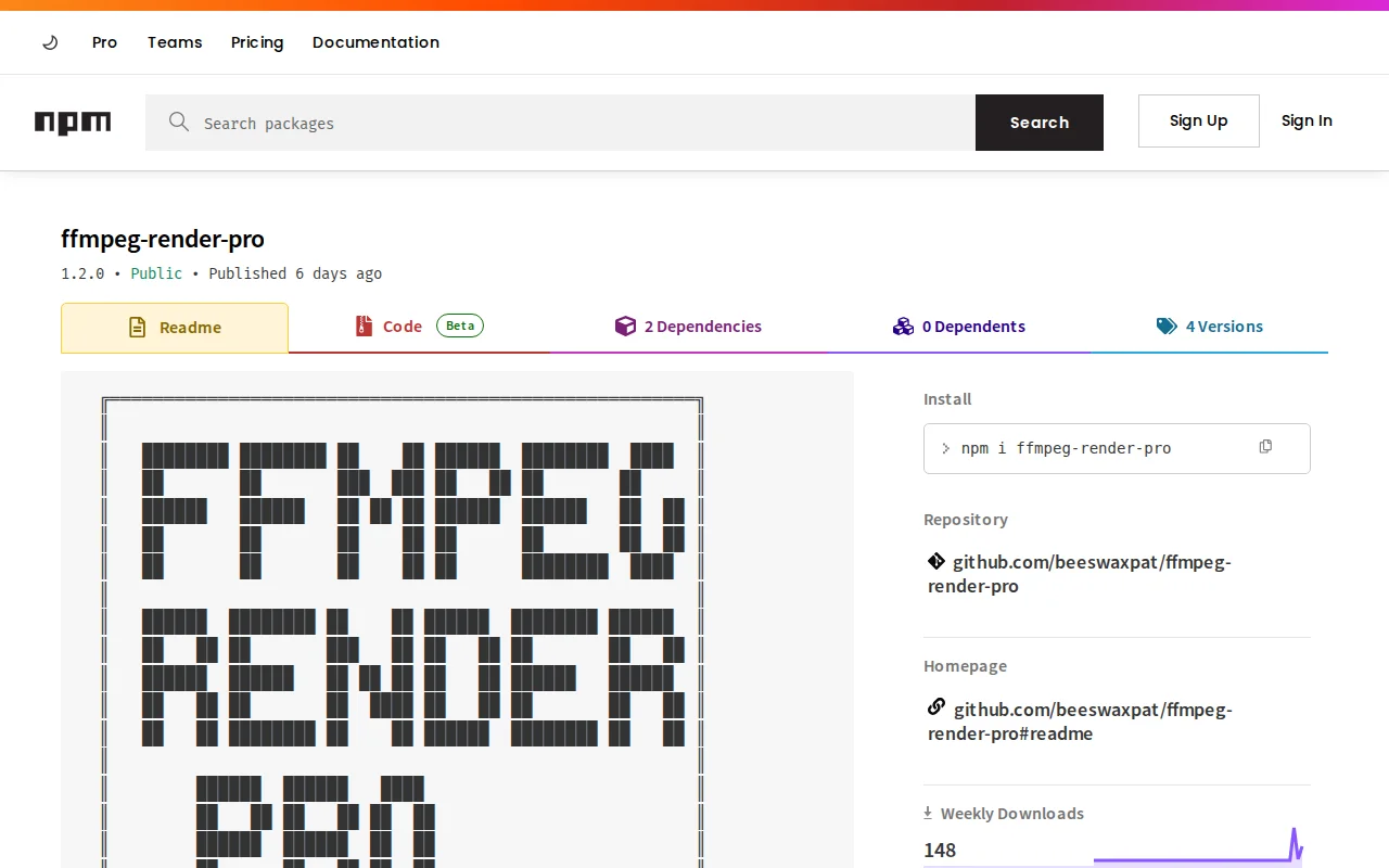 ffmpeg-render-pro – Parallel video rendering with live dashboard