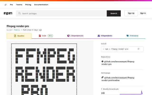 ffmpeg-render-pro – Parallel video rendering with live dashboard