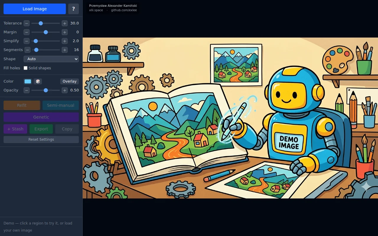 SVG Fitter – Rust+WASM Vectorizer