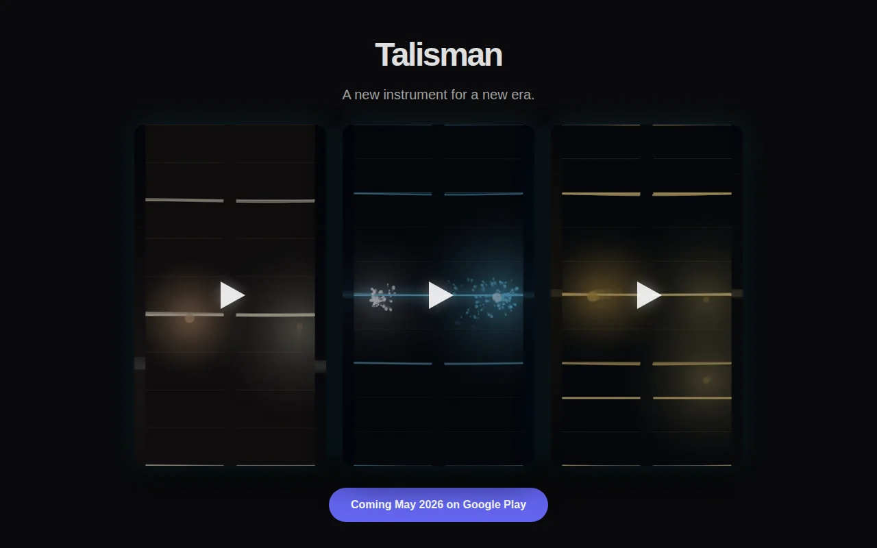 Talisman – A Android instrument played with two thumbs