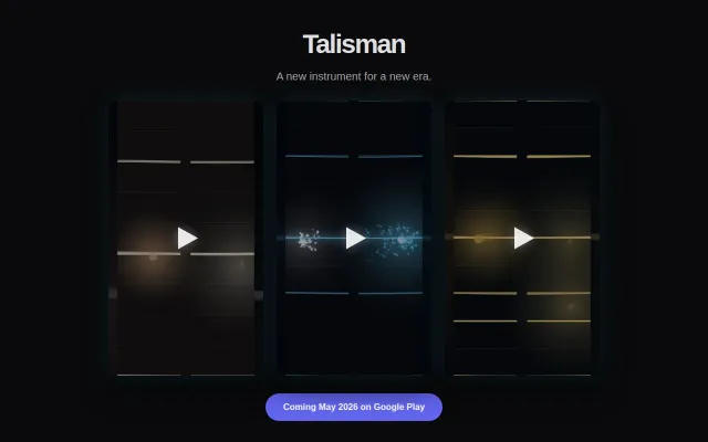 Talisman – A Android instrument played with two thumbs