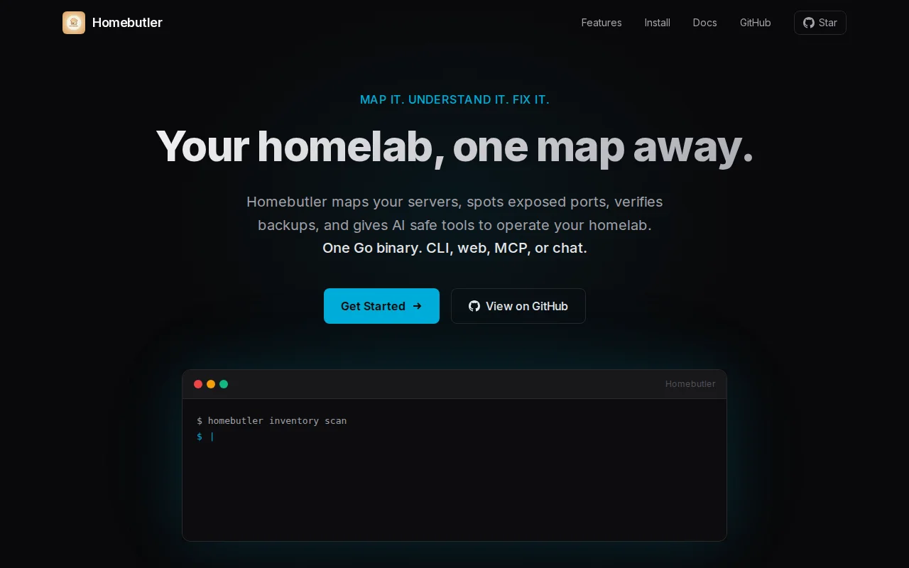 Homebutler – See and manage your homelab from one Go binary