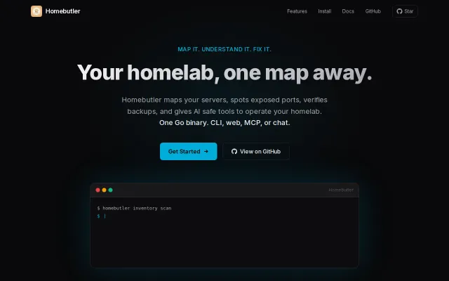 Homebutler – See and manage your homelab from one Go binary