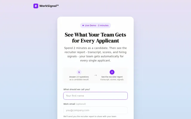 AI voice screens for hiring managers to save time