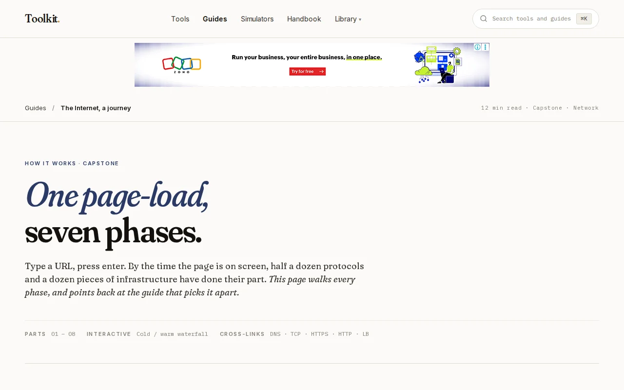 What happens when you load a webpage (Interactive)