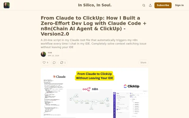 I build an automation that back my Claude chat to a ticketing system