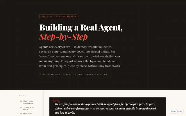Building a Real Agent, Step-by-Step