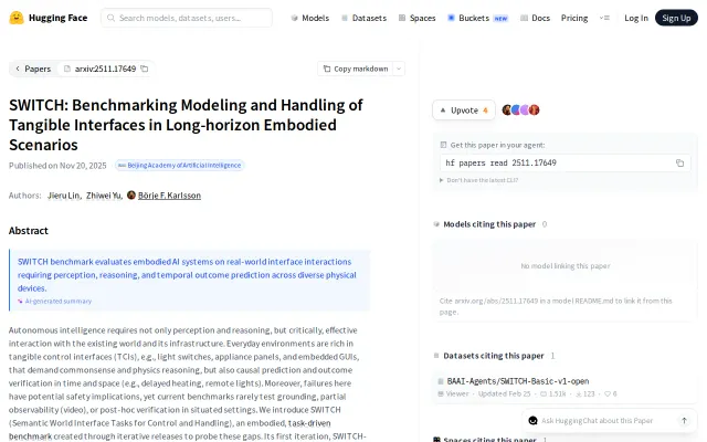 Benchmarking Tangible Interface Understanding in Long-Horizon Tasks