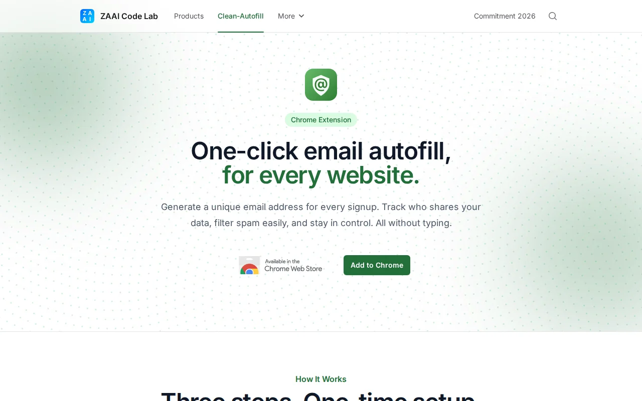Chrome extension for Gmail/Workspace users to alias emails at signup