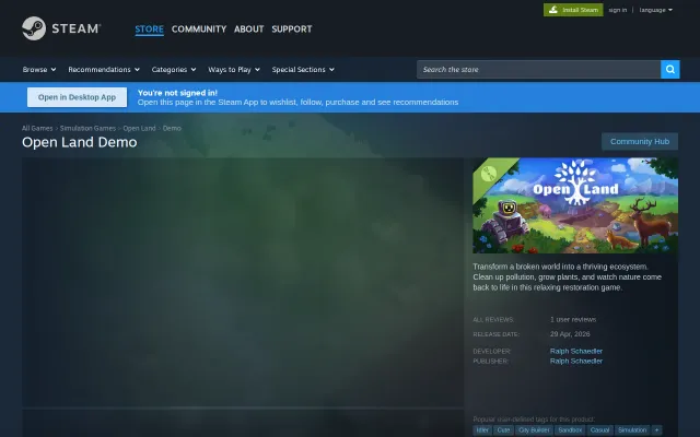 A cozy reverse city-builder with custom shaders. Free demo on Steam