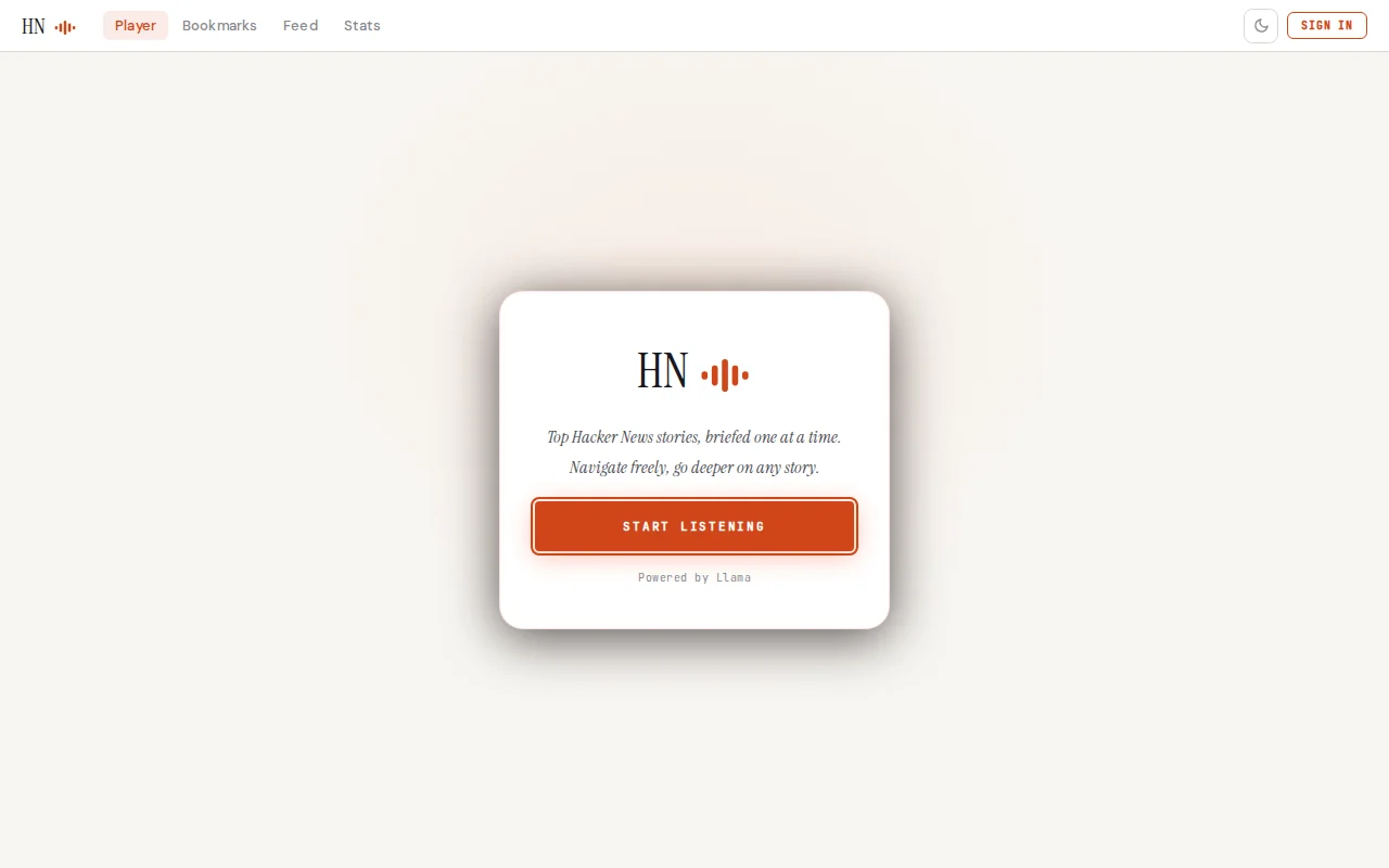 Listen to Hacker News on the Go