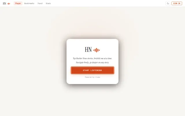 Listen to Hacker News on the Go