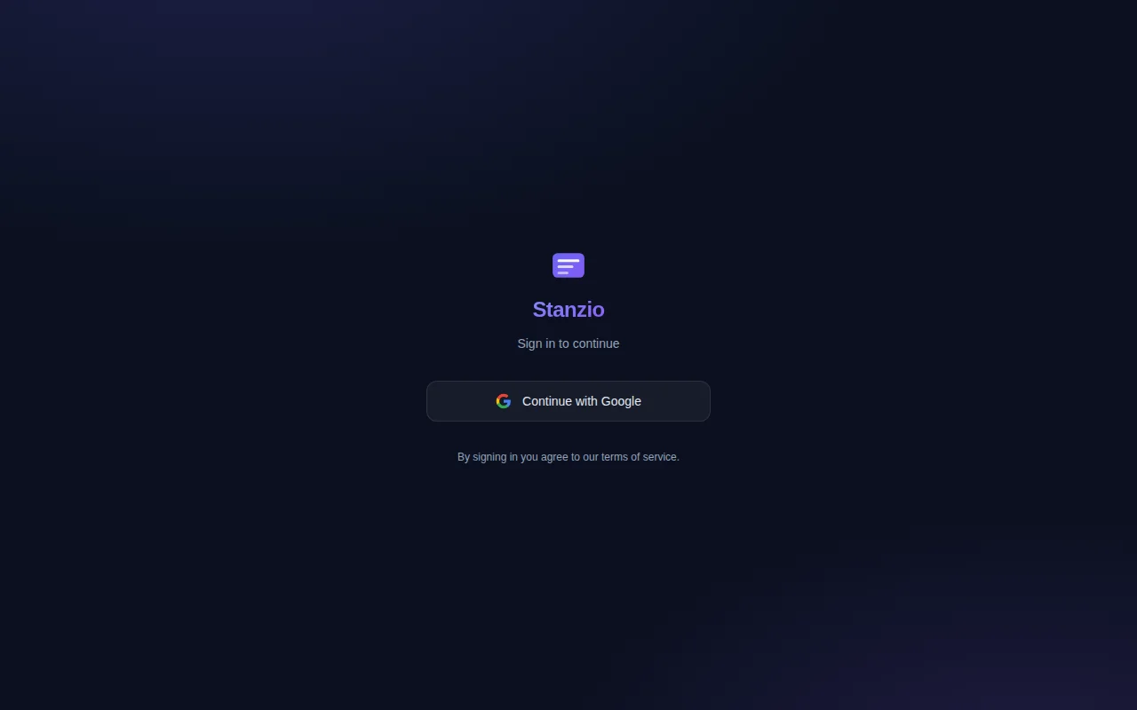 Stanzio, AI presentation tool that designs each slide as real HTML