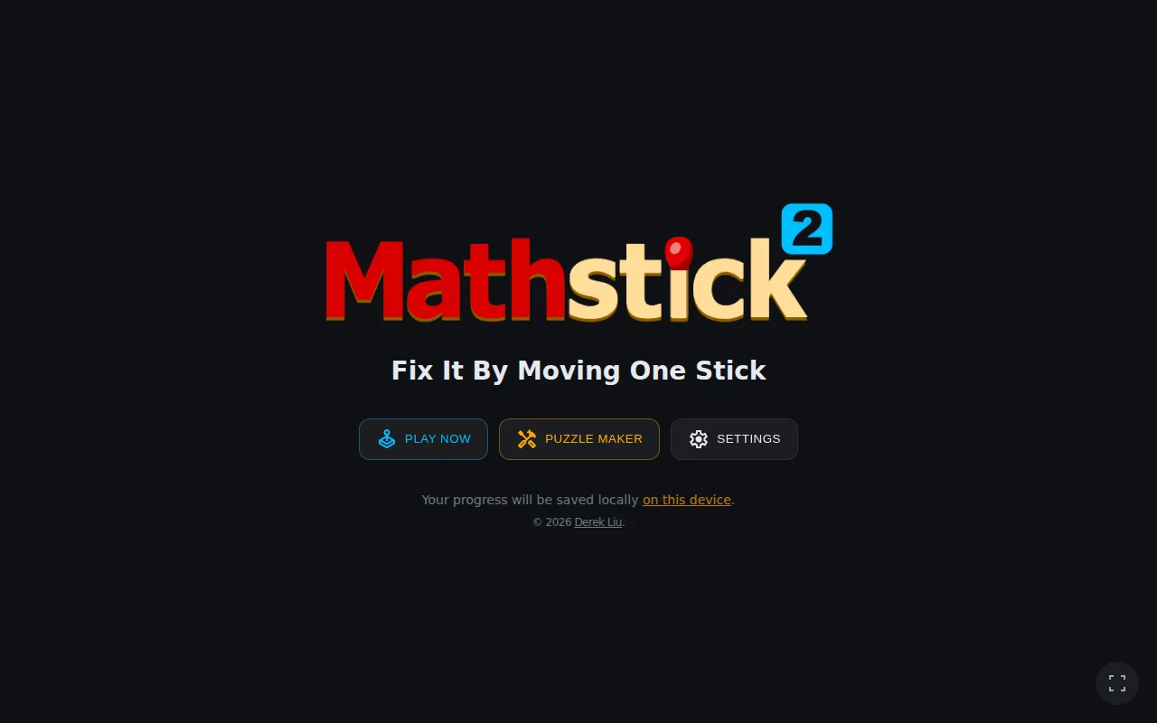 Stop playing my matchstick puzzles, start building your own in seconds