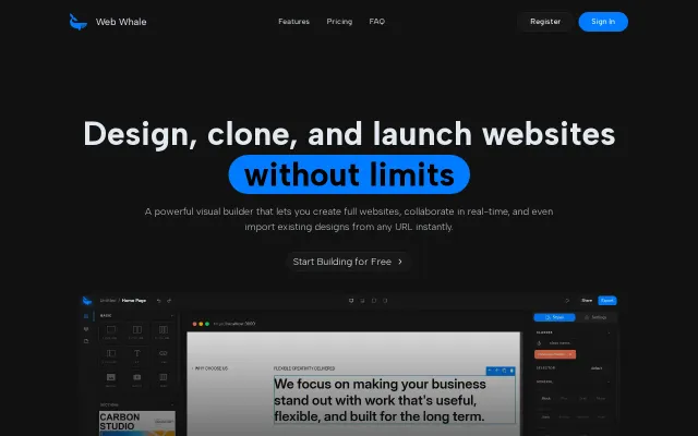 I built a web builder after 6 years of trying