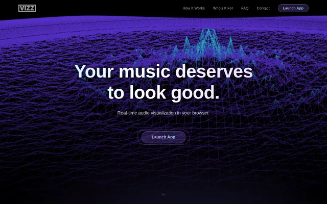 Next-gen music visualization in the browser