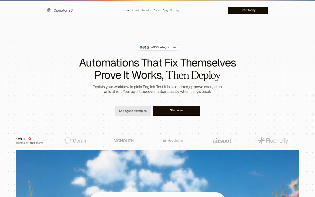 Plain English automation that fixes itself when it breaks
