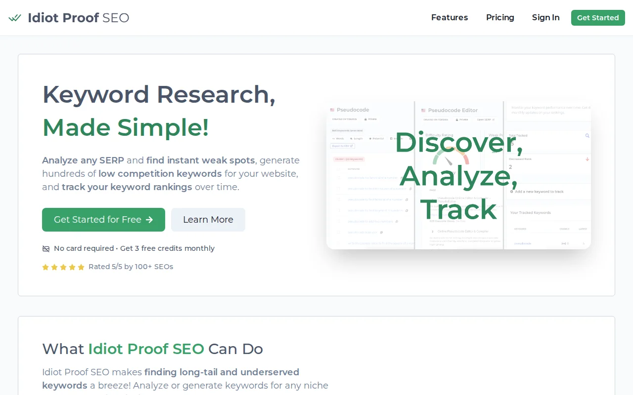 Got tired of paying $100/mo for SEO tools, so I built an alternative