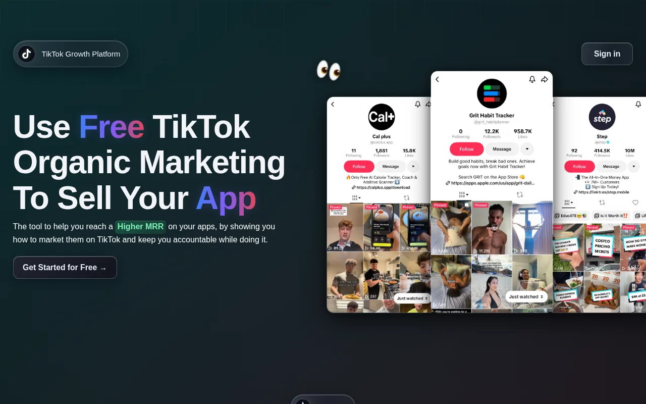 Made an app to help you market your app on TikTok