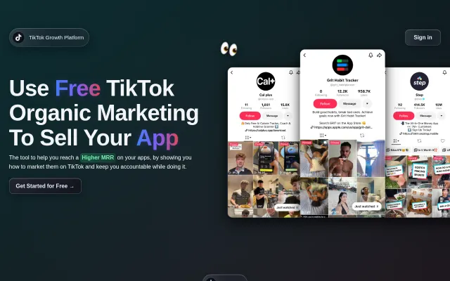 Made an app to help you market your app on TikTok