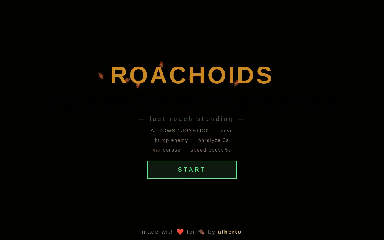 Cockroach Battle Royale Game