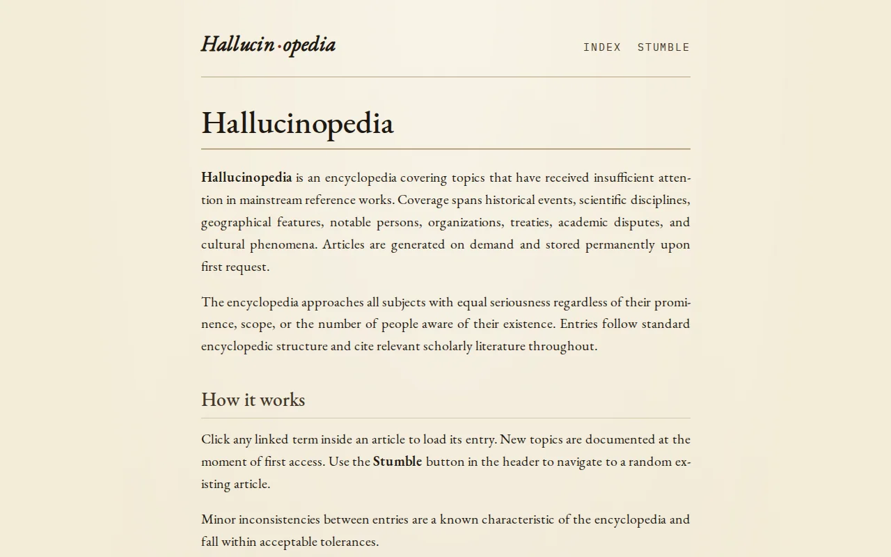 Hallucinopedia