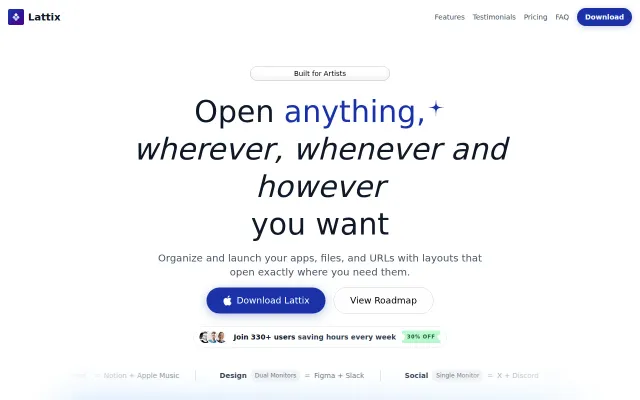 Lattix 2.0 – macOS spaces naming, ultrafast space switching and more