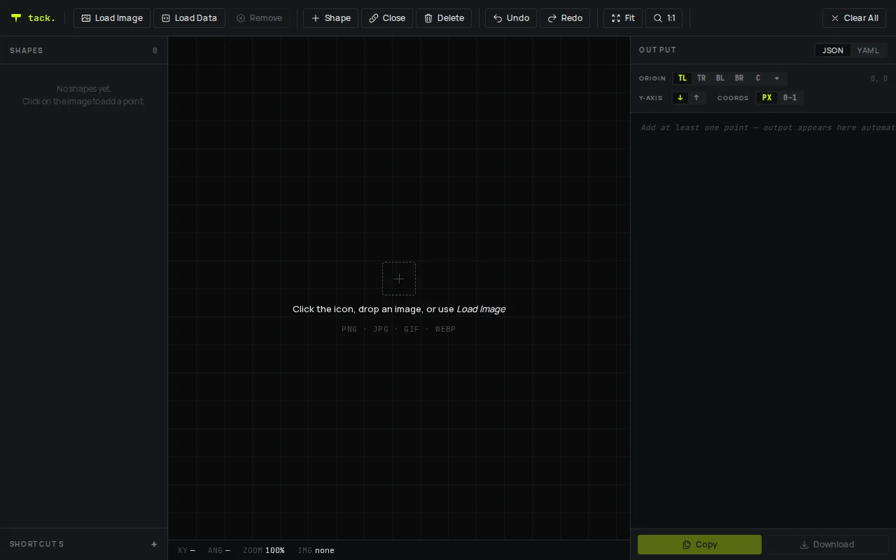 Free tool to mark points and polygon regions