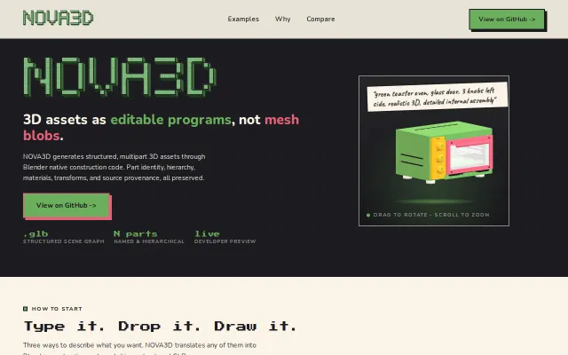 We built a tool that generates 3D objects with editable, separate parts