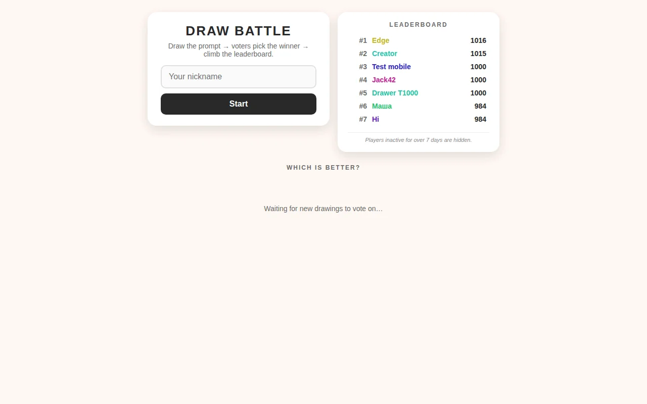 Draw Battle