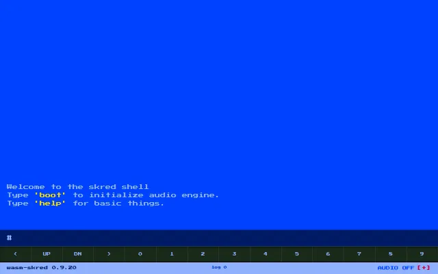 Web-REPL for my OSS sound engine