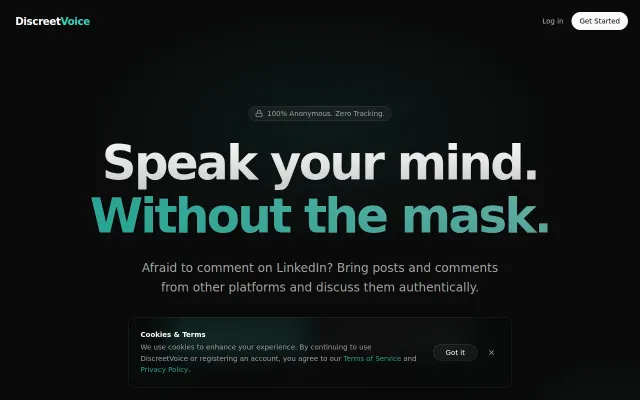 I built an anonymous social platform after fighting with LinkedIn's API