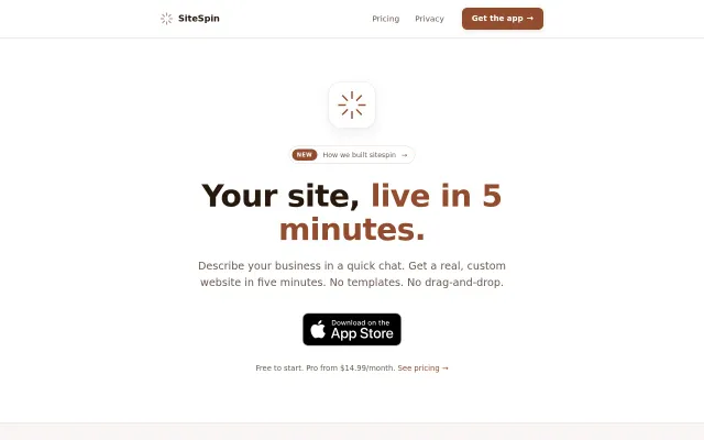 I built a mobile website builder on the Claude Agent SDK