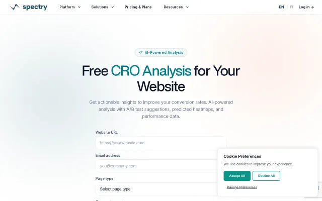 I built CRO analysis tool that finds conversion issues