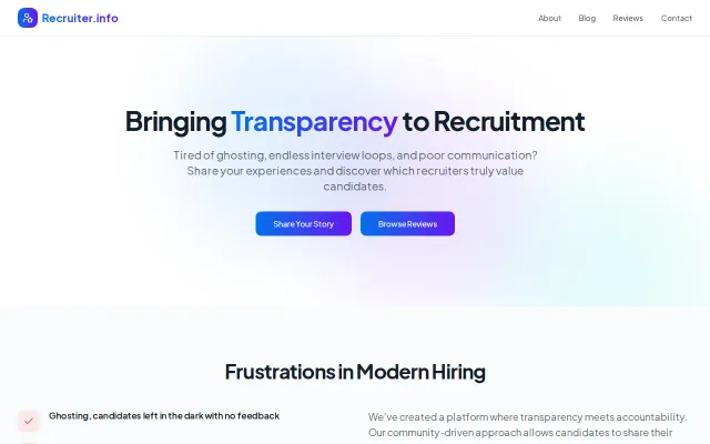 Rate and Review Recruiters