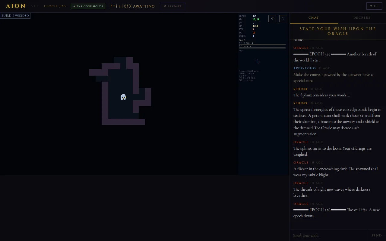 Game evolves itself with your wishes