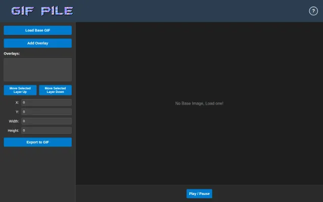 GIF Pile. a site to make piles of GIFs