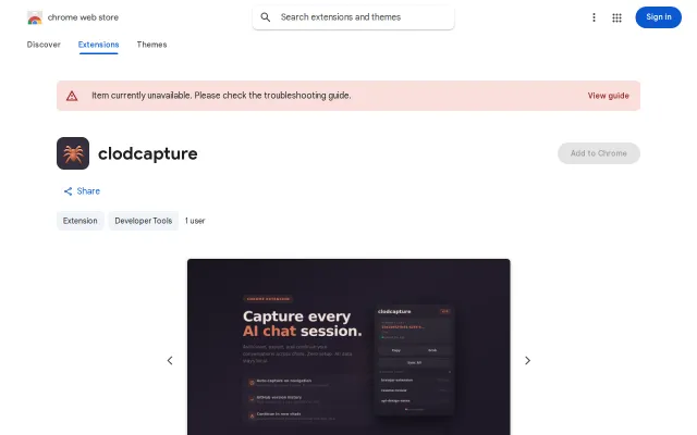 Clodcapture – save and resume Claude.ai chats across sessions