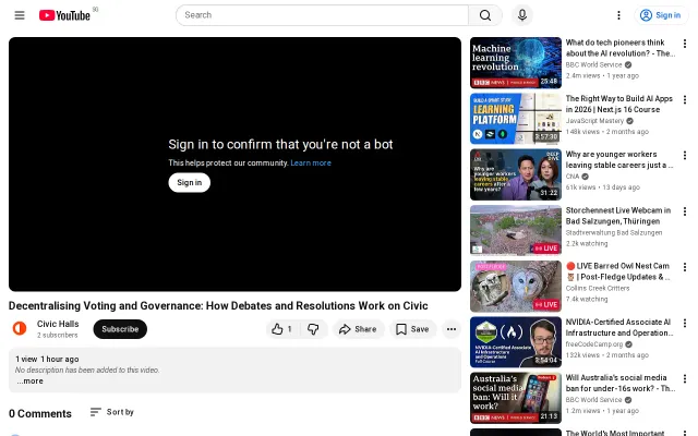 Voting and Governance is now decentralized across all regions