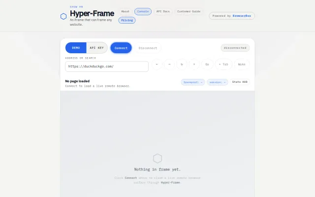 Hyper-Frame – a custom element to embed any URL