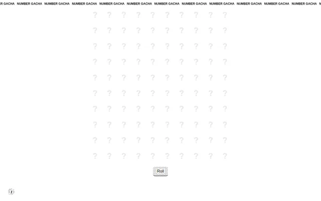 Number Gacha, a gacha game distilled to its essence