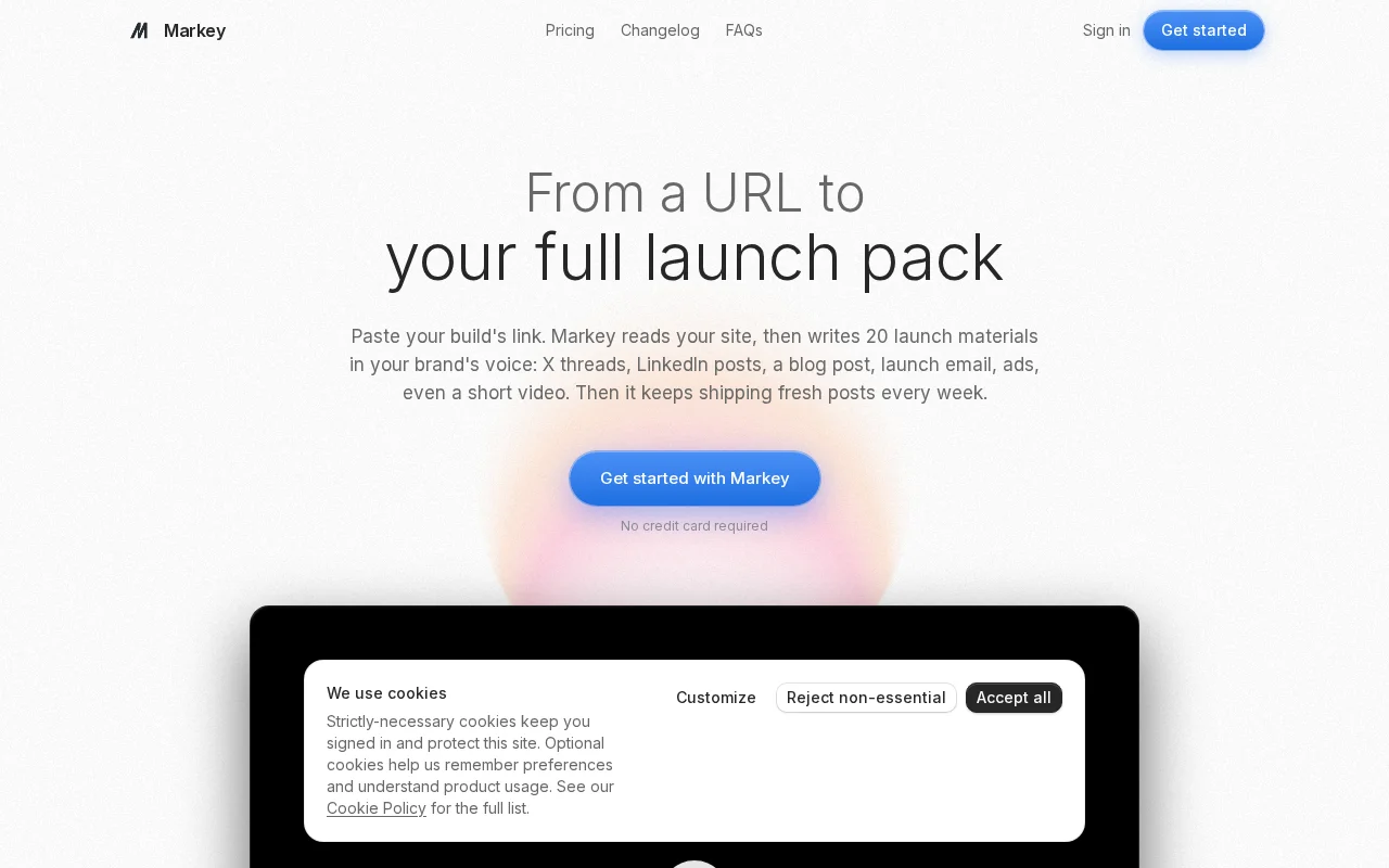 I made a tool that writes your launch pack from a URL