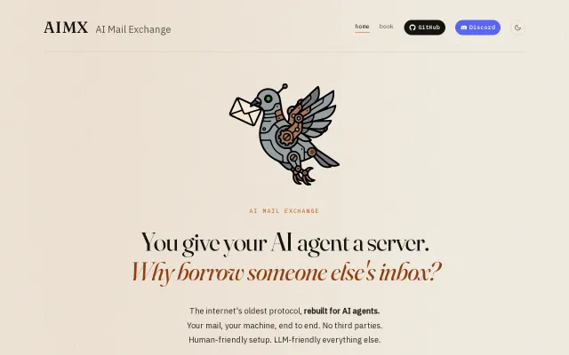 AIMX – Self-hosted, open-source email server designed for AI agents