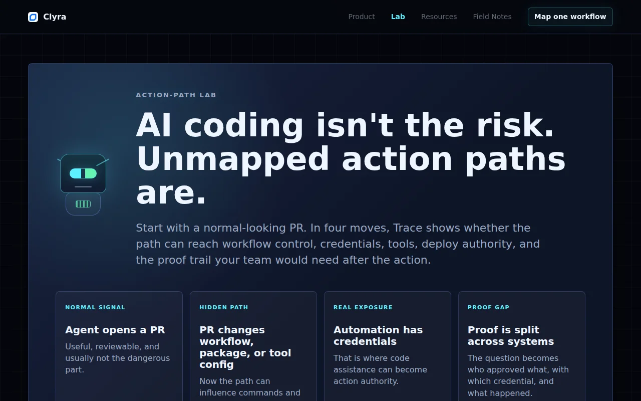 An interactive map of hidden AI dev agent action paths