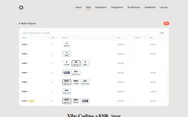 Vibe Coding a $20k /Year Enterprise Logistics Platform